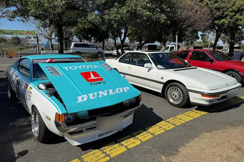 Un piccolo festival dell'auto in una piccola città