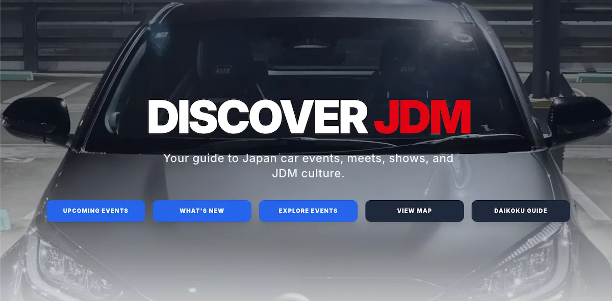 Blog Post 1: La Guida del Principiante per Trovare Raduni Auto JDM in Giappone